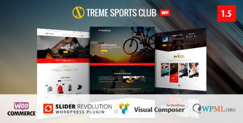Download Nulled Xtreme Sports v1.5 - WordPress Club Theme product picture