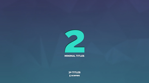 Minimal Titles 2 - Project for After Effects (Videohive)