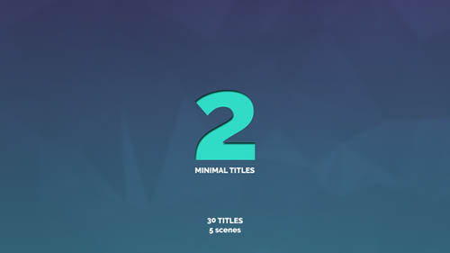 Minimal Titles 2 - Project for After Effects (Videohive) 