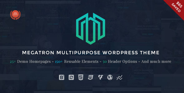 Nulled ThemeForest - Megatron v2.2 - Responsive MultiPurpose WordPress Theme