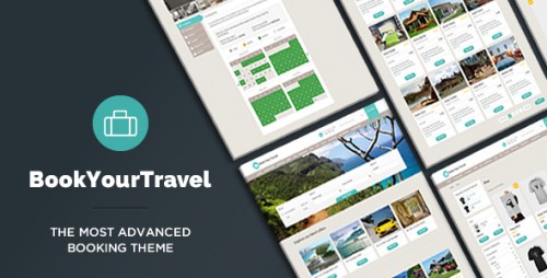 Nulled Book Your Travel v7.16 - Online Booking WordPress Theme product pic