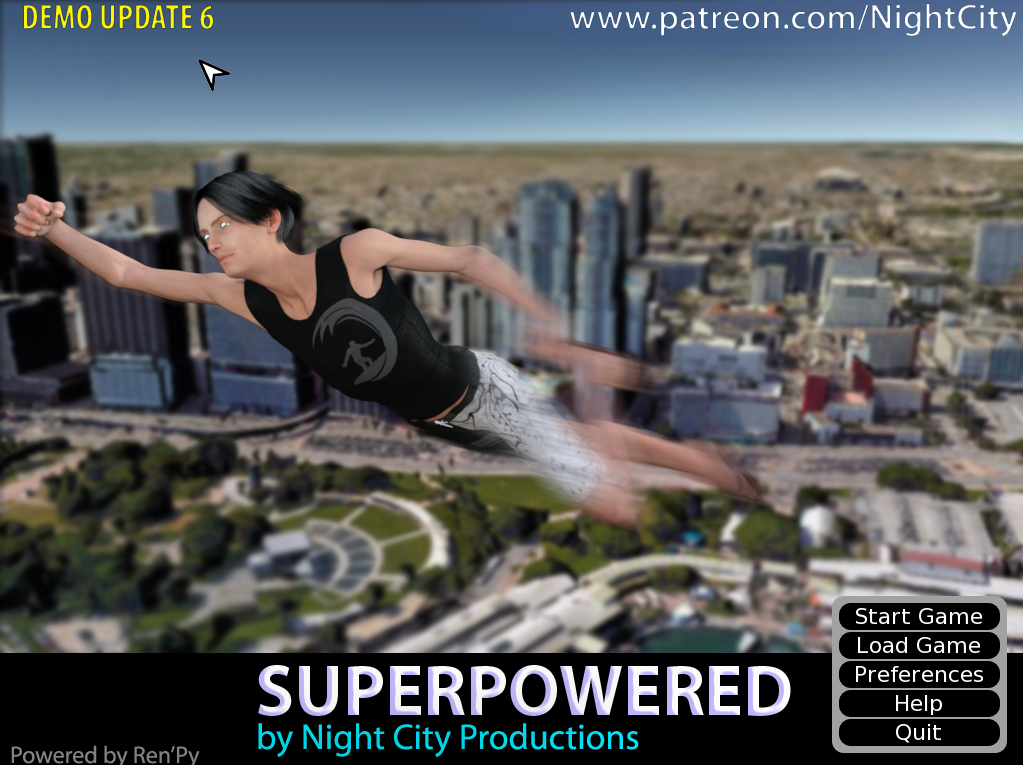 NIGHT CITY PRODUCTIONS SUPERPOWERED V0.08.90 MODDED Comic
