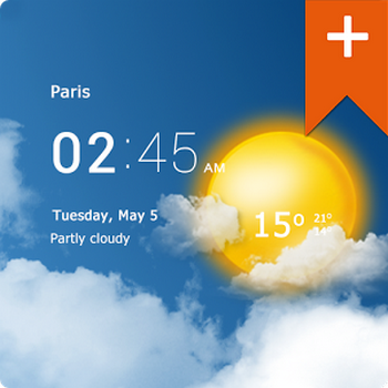 Transparent clock & weather Pro 1.26.05 (Android)