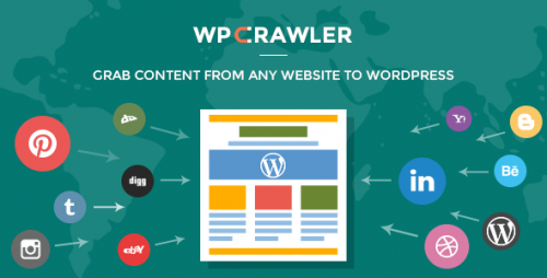 Download Nulled WP Crawler v1.1.3 - Grab Any Website Content To WordPress product image