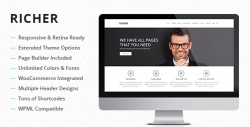 Download Nulled Richer v3.0 - Responsive Multi-Purpose Theme  