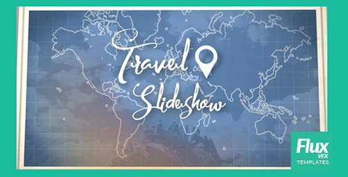 Map Travel Slideshow - Project for After Effects (Videohive)