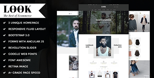 ThemeForest - Look v1.0.0 - Ecommerce HTML5 Template - 14690216