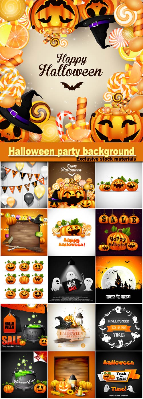 Halloween party background