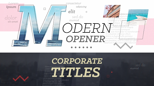 Modern Opener // Corporate Titles - Project for After Effects (Videohive)