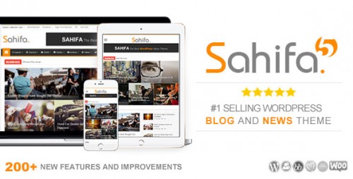[NULLED] Sahifa v5.6.2 - Responsive WordPress News, Magazine, Blog Theme cover