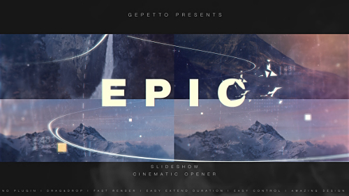 Epic Slideshow I Cinematic Opener - Project for After Effects (Videohive)