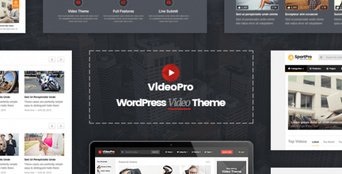 NULLED VideoPro v1.3.1 - Video WordPress Theme product picture