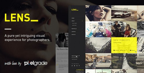 Nulled LENS v2.4.5 - An Enjoyable Photography WordPress Theme Product visual
