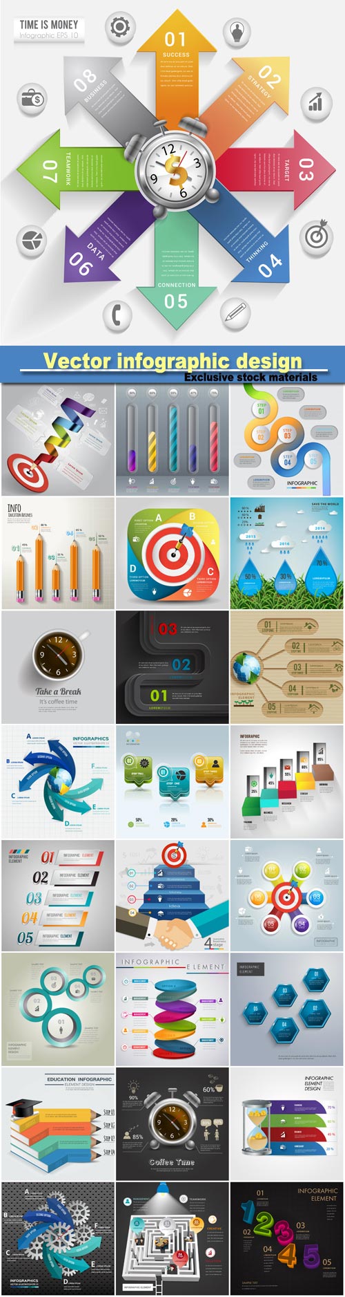 Vector infographic design and elelment