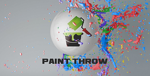 Paint Throw - Project for After Effects (Videohive)