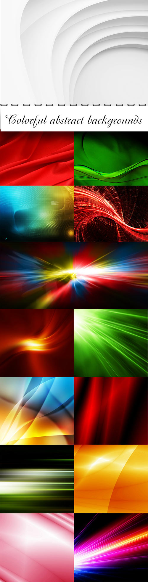 Colorful abstract backgrounds