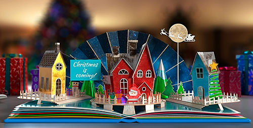 Christmas Pop-Up Book 2 - Project for After Effects (Videohive)