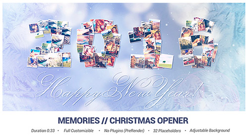 Memories // Christmas Opener - Project for After Effects (Videohive)