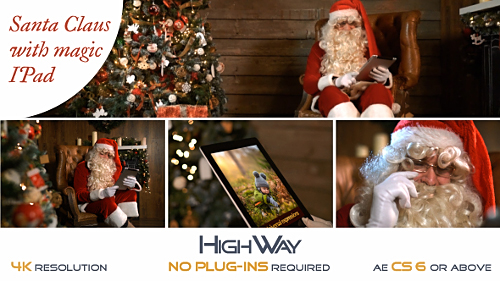 Santa Claus With Magic IPad - Project for After Effects (Videohive)