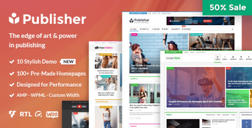 [NULLED] Publisher v1.6.1 - Magazine, Blog, Newspaper and Review pic