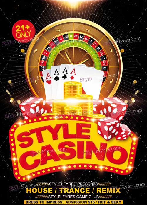 Casino PSD V14 Flyer Template