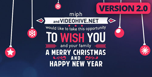 Christmas Typography 3585478 - Project for After Effects (Videohive)