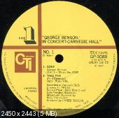 George Benson - In Concert - Carnegie Hall (1977) Japan Press