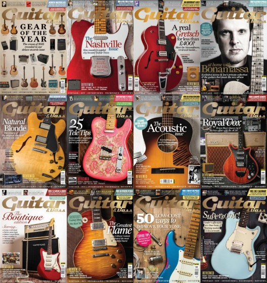 Guitar & Bass - 2016 Full Year Issues Collection